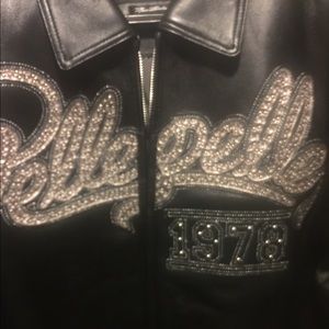 Leather pelle pelle jacket